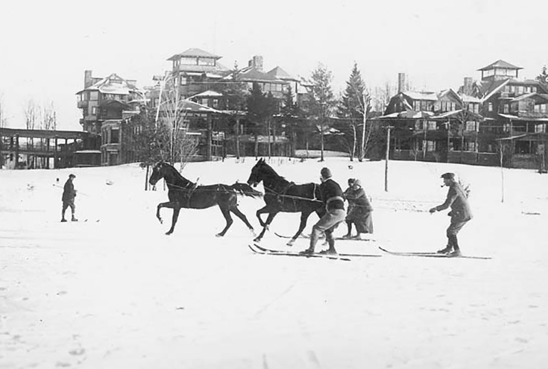 Historical image of the Lake Placid Club